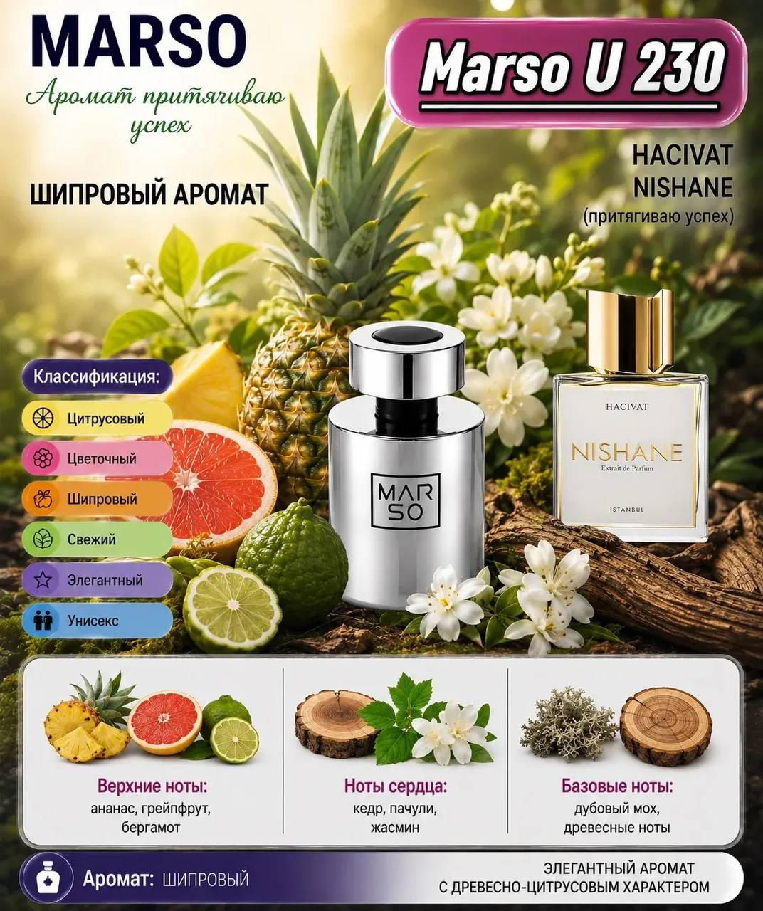 MARSO U 230 создан по мотивам нового бренда NISHANE Hacivat